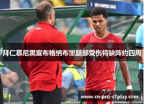 拜仁慕尼黑宣布格纳布里腿部受伤将缺阵约四周 拜仁慕尼黑宣布格纳布里腿部受伤将缺阵约四周